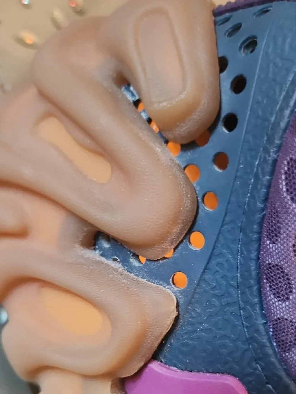 CROCS Unisex Salehe Bembury X Juniper Sneakers in Blue, Purple and Peach